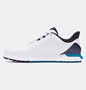 Picture of Under Armour Men's UA Drive Fade Spikeless Golf Shoes - 3026922-101 - White/Navy