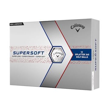 Picture of Callaway Supersoft Golf Balls 2024 Model - Red Splatter (2 for £45)