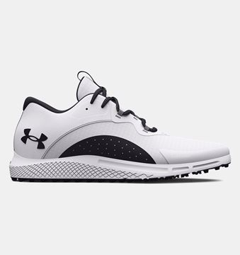 Picture of Under Armour Men's UA Charged Draw 2 Spikeless Golf Shoes - 3026399-100 - White