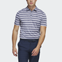 Picture of adidas Mens Two Colour Striped Golf Polo Shirt - HS7579 - Navy/White