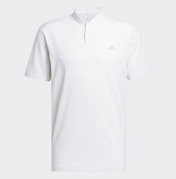 Picture of adidas Mens Sport Stripe Polo Shirt - IS8868 - White/Grey Two