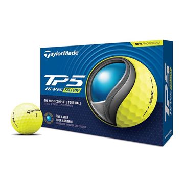 Picture of TaylorMade TP5 Golf Balls 2024 - Yellow (2 for £85)