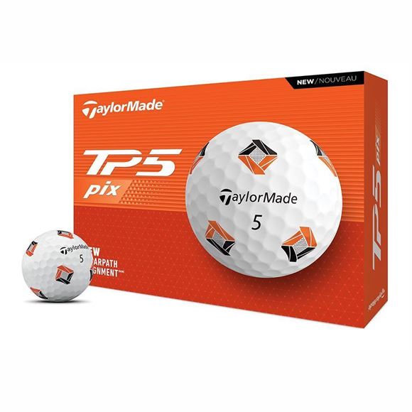 Picture of TaylorMade TP5 Pix Golf Balls White 2 For £70