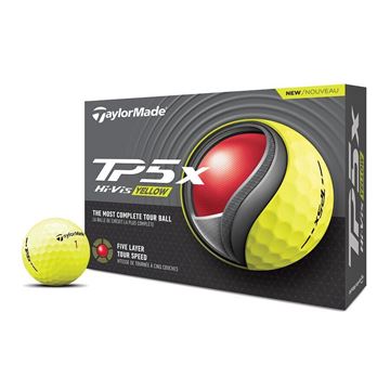Picture of TaylorMade TP5x Golf Balls 2024 - Yellow (2 for £85)