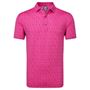 Picture of FootJoy Mens Painted Floral Lisle Polo Shirt - 81616