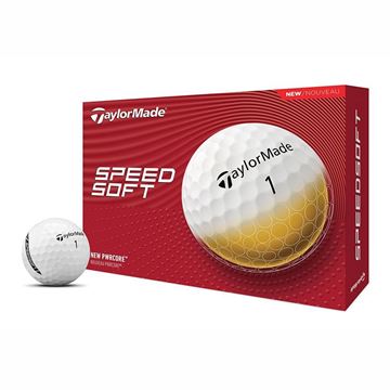 Picture of TaylorMade SpeedSoftGolf Balls - White 2024