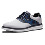 Picture of FootJoy Mens FJ Traditions Golf Shoes - 57945 - White/Navy Camo SALE