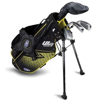 Picture of US Kids Boys UL7-42 4 Club Stand Set, Black/Yellow