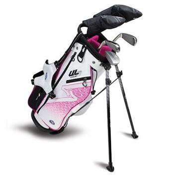 Picture of US Kids Girls UL7-48 5 Club Stand Set, White/Pink