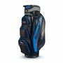 Picture of Powakaddy Premium Tech Golf Cart Bag - Gun Metal with Blue trim 2024
