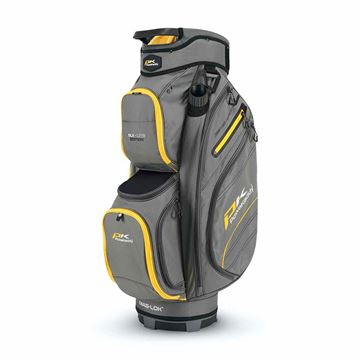 Picture of Powakaddy Dri Tech Golf Cart Bag - Gun Metal with Yellow trim 2024
