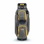 Picture of Powakaddy Dri Tech Golf Cart Bag - Gun Metal with Yellow trim 2024