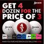 Picture of Srixon Soft Feel Golf Balls - White (4 for 3 Offer)