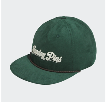 Picture of adidas Leather Cord Corduroy Hat - Green - IQ2897