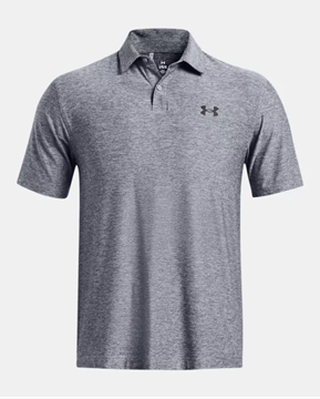 Picture of Under Armour Men's UA Tee To Green Polo - 1383714-035 - Steel