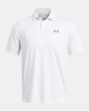 Picture of Under Armour Men's UA Tee To Green Polo - 1383714-100 - White