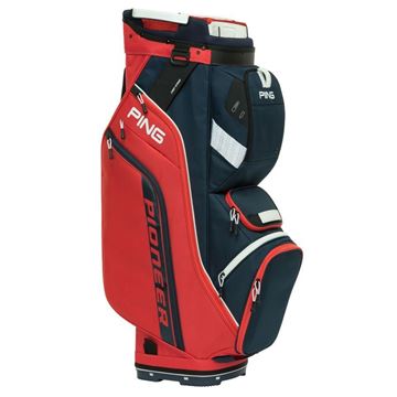 Picture of Ping Pioneer Cart Bag  - 35714 Red/Navy/White