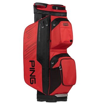 Picture of Ping Pioneer Monsoon Cart Bag - Red/Black