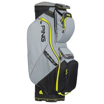 Picture of Ping Traverse Cart Bag - Iron/Black/Neon Yellow