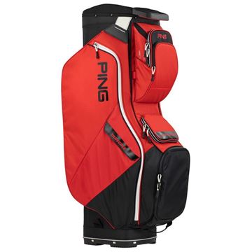 Picture of Ping Traverse Cart Bag - Red / Black / White