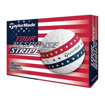 Picture of TaylorMade Tour Response Stripe Golf Balls - USA Design (2 for £75)