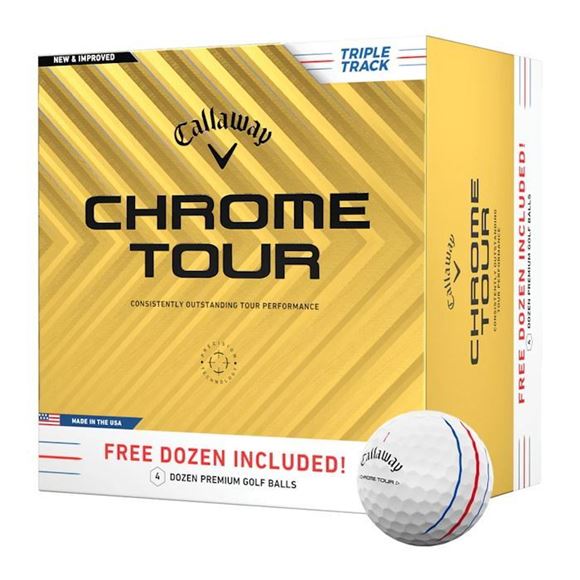 Picture of Callaway Chrome Tour Triple Track Golf Balls 2024 (4 for 3 special)