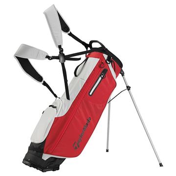 Picture of TaylorMade FlexTech Super Lite Stand Bag - Silver/Red