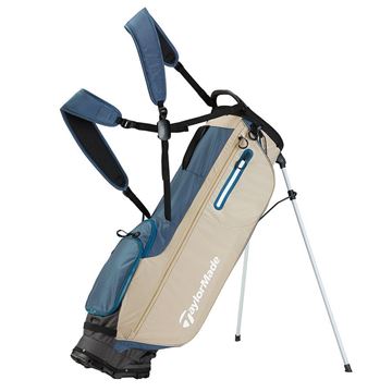 Picture of TaylorMade FlexTech Super Lite Stand Bag - Navy/Tan/White