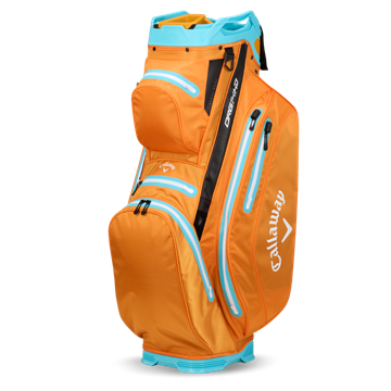 Picture of Callaway Org 14 HD Waterproof Cart Bag 2024 - Orange/Electric Blue