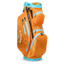 Picture of Callaway Org 14 HD Waterproof Cart Bag 2024 - Orange/Electric Blue