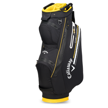 Picture of Callaway Chev 14 Dry Cart Bag 2024 - Black/Golden Rod