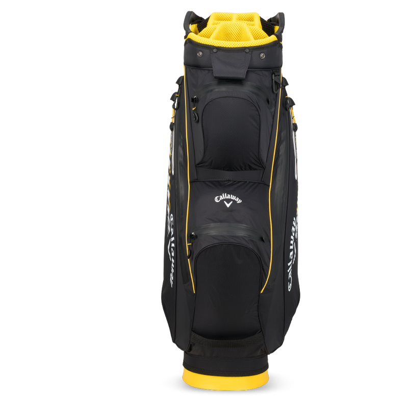 Callaway Chev 14 Dry Cart Bag 2024 Black/Golden Rod
