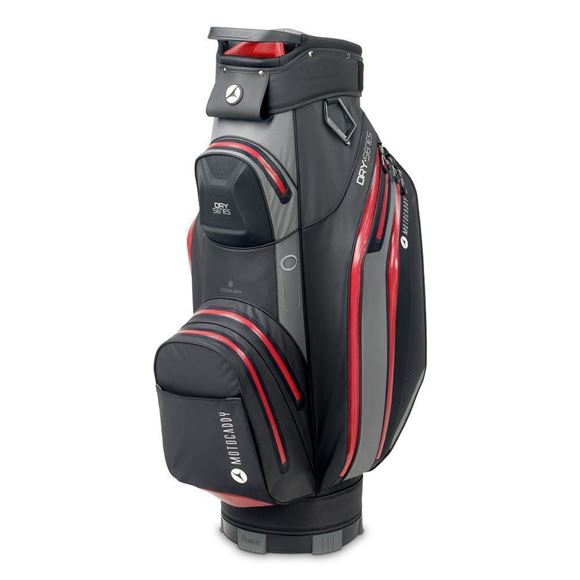 Picture of Motocaddy  Dry Series Waterproof Cart Bag - Charcoal/Red