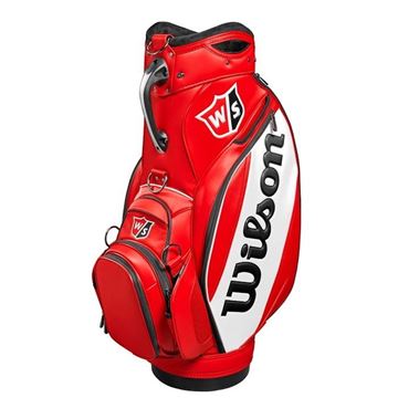 Picture of Wilson 2024 Pro Tour Staff Bag - Red/White