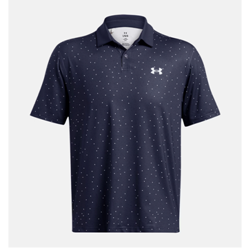 Picture of Under Armour Men's UA Tee To Green Printed Polo - Midnight Navy/Pitch Grey - 1383715