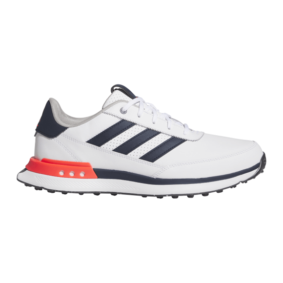 Picture of adidas Mens S2G Golf Shoes White/Navy/Red