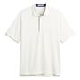 Picture of Ashworth Mens Golf Striped Tech Jersey Polo Shirt AM1011 Bone/White