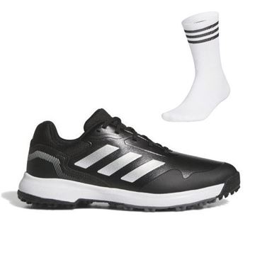 Picture of adidas Mens Traxion Response SL Golf Shoes - Black/White