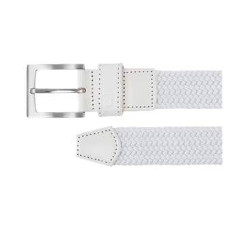 Picture of Footjoy Mens Braided Belt White 69491