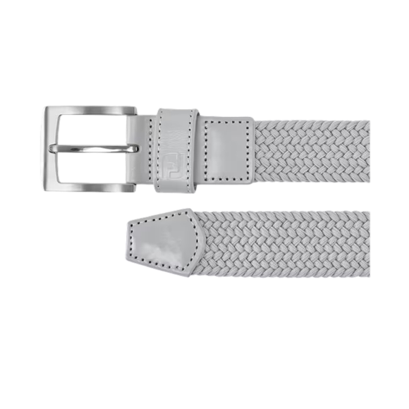 Picture of Footjoy Mens Braided Belt Grey 69490