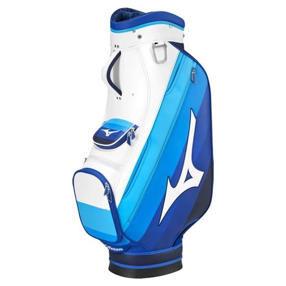 Picture of Mizuno Tour Cart Bag - Blue/White Staff Colours