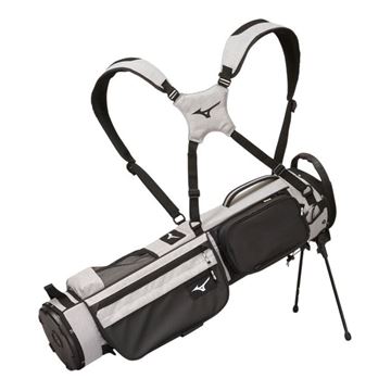 Picture of Mizuno BR-D2 Stand Bag - Heather Grey/Black