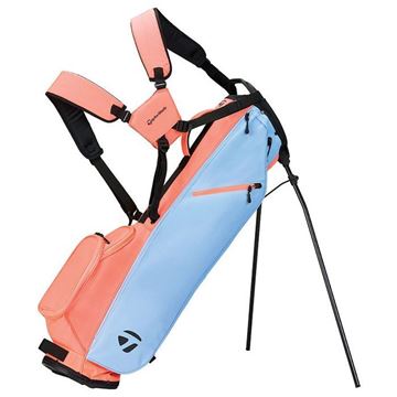 Picture of TaylorMade Flextech Carry Bag 2024 - Light/Blue Coral