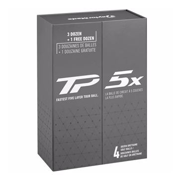 Picture of TaylorMade TP5x Golf Balls - 4 for 3 Promo White