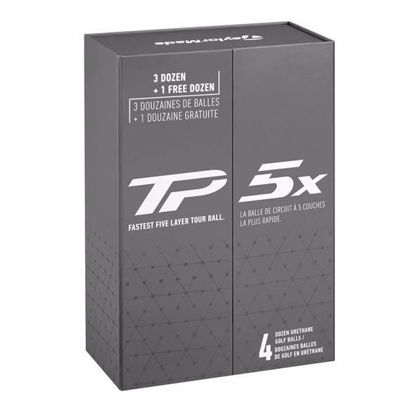 Picture of TaylorMade TP5x Golf Balls - 4 for 3 Promo White