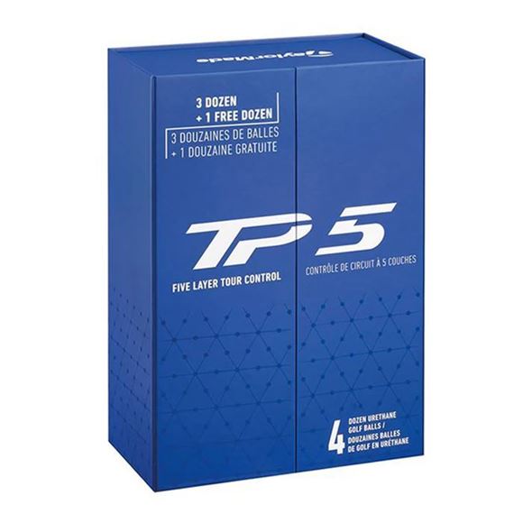 Picture of TaylorMade TP5 Golf Balls - 4 for 3 Promo White