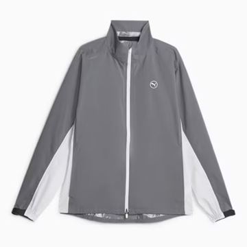 Picture of Puma Mens DRYLBL Golf Rain Waterproof Jacket - Slate Sky