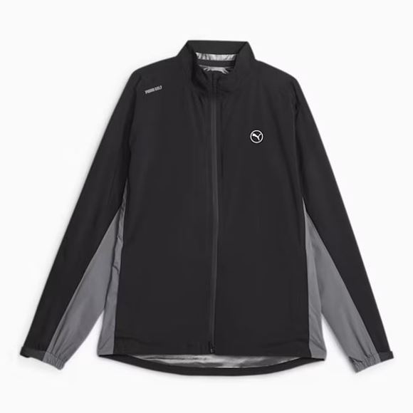 Picture of Puma Mens DRYLBL Golf Rain Waterproof Jacket - Black Slate