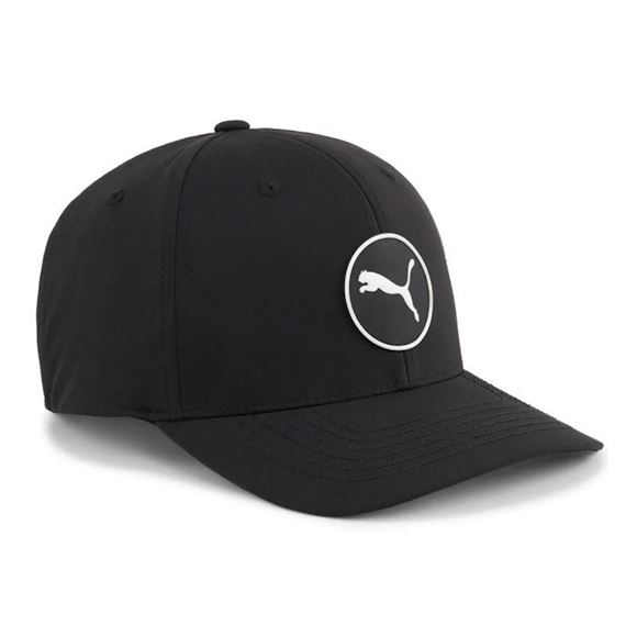 Picture of Puma Circle Cat Tech Golf Cap Cap - Black