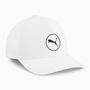 Picture of Puma Circle Cat Tech Golf Cap Cap - White
